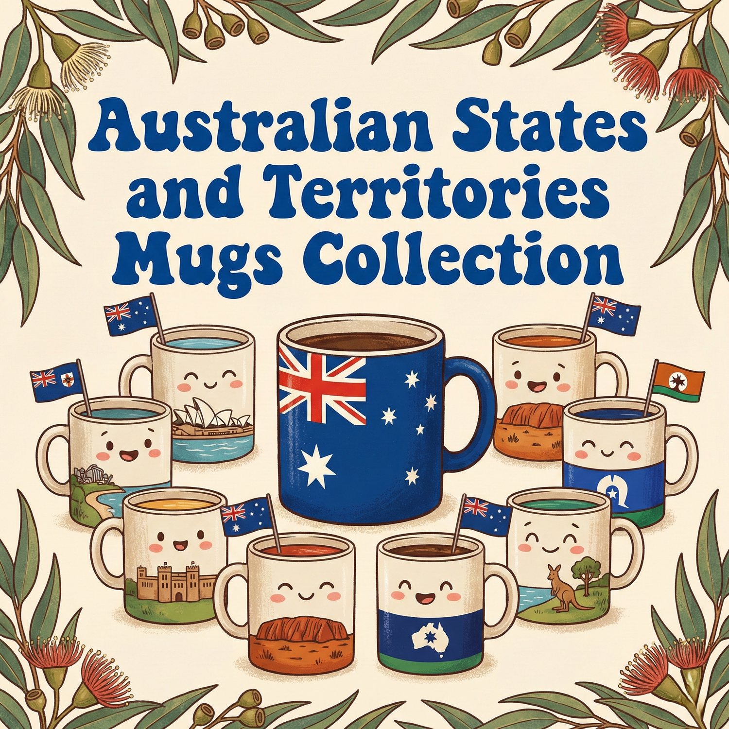 Australian States & Territories Mugs Collections