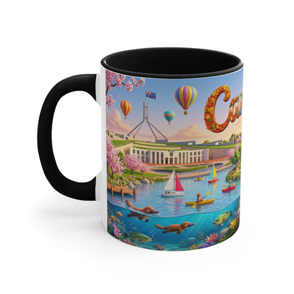 Canberra Scenic Landscape Coffee Mug , 11oz Accent Mug