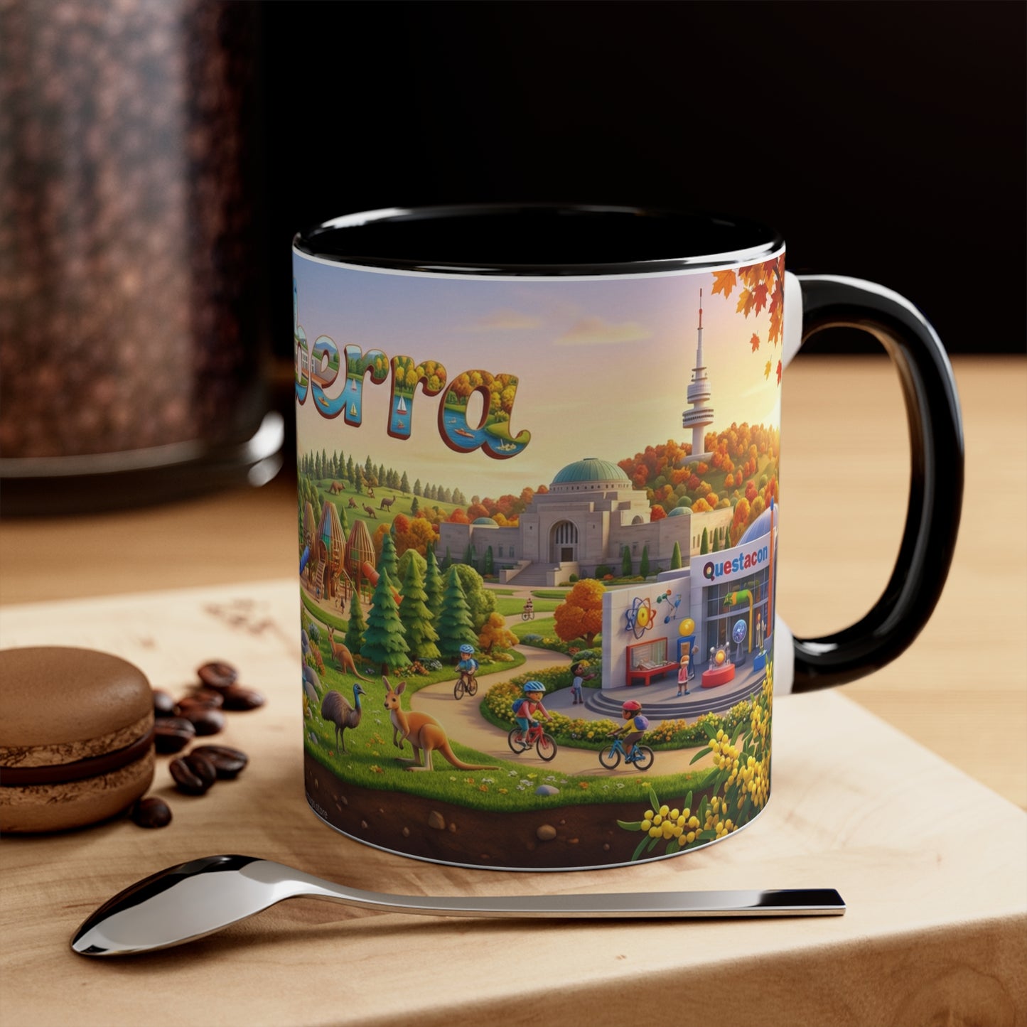 Canberra Scenic Landscape Coffee Mug , 11oz Accent Mug