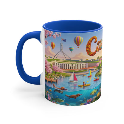 Canberra Scenic Landscape Coffee Mug , 11oz Accent Mug