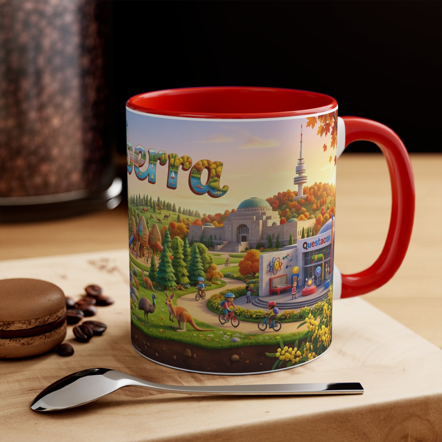 Canberra Scenic Landscape Coffee Mug , 11oz Accent Mug