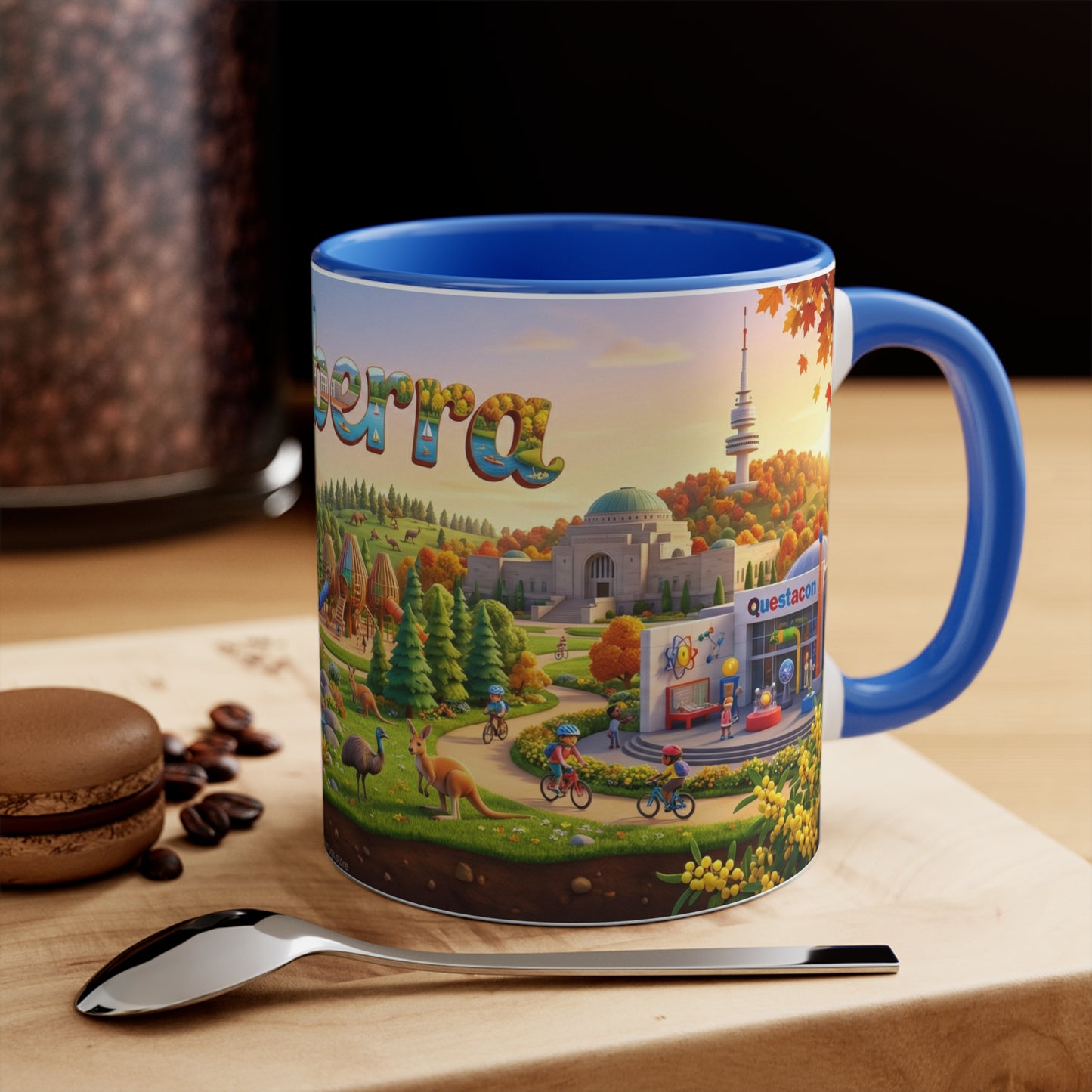 Canberra Scenic Landscape Coffee Mug , 11oz Accent Mug