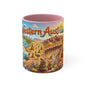Western Australia Illustration Coffee Mug,  11oz Accent Coffee Cup